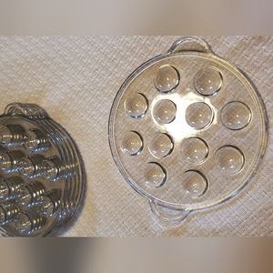 Pyrex Sedex France Escargot plates